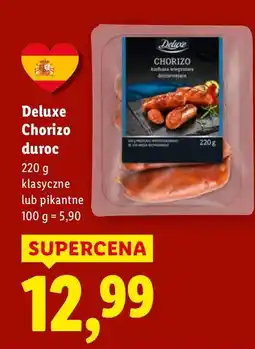 Lidl Chorizo duroc klasyczne Deluxe oferta