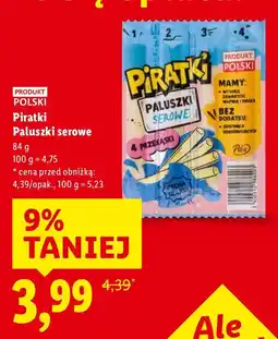 Lidl Paluszki serowe Piratki oferta