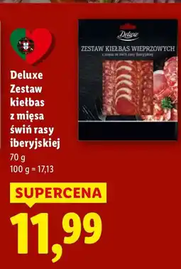 Lidl Zestaw kiełbas z mięsa świń rasy iberyjskiej Deluxe oferta