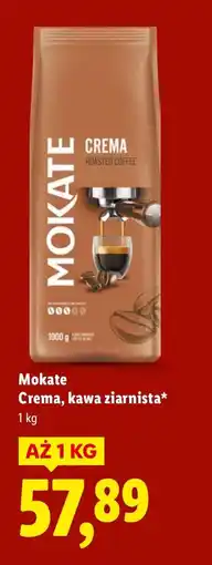 Lidl Kawa ziarnista Crema 1 kg Mokate oferta