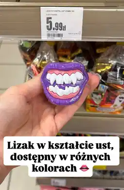 Intermarche Lizak w kształcie ust zombie Sweetmania oferta