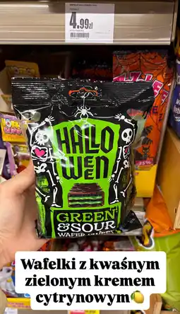 Intermarche Wafelki Halloween z kwaśnym kremem cytrynowym Intermarche oferta