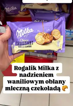 Intermarche Rogalik Choco Croissant z nadzieniem waniliowym Milka oferta
