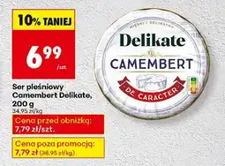 Biedronka Ser pleśniowy Camembert 200 g Delikate oferta