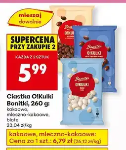 Biedronka Ciastka O!kulki białe Bonitki oferta