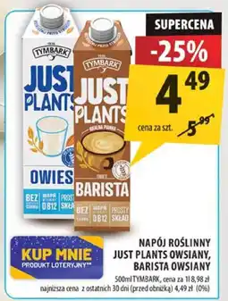 Arhelan Napój roślinny Just Plants owsiany, barista owsiany 1l oferta
