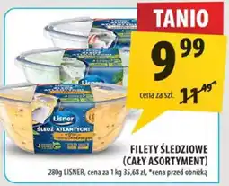 Arhelan Filety śledziowe (cały asortyment) Lisner oferta