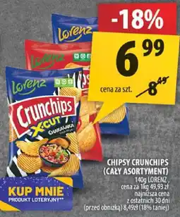 Arhelan Chipsy Crunchips (cały asortyment) 140g lorenz oferta