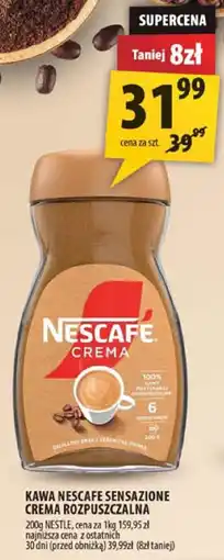 Arhelan Kawa Nescafe Sensazione Crema rozpuszczalna oferta