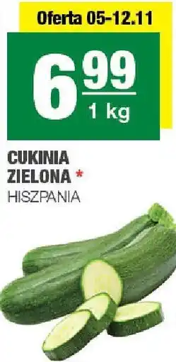 Spar Cukinia zielona Hiszpania SPAR oferta