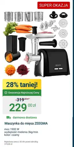 ERLI Maszynka do mielenia mięsa Zeegma oferta