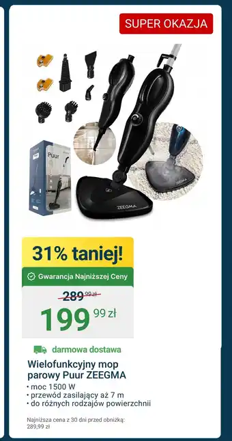 ERLI Mop parowy Zeegma oferta