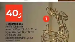 Dealz Dekoracja bożonarodzeniowa Renifer oferta