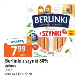 E.Leclerc Berlinki z szynki 80% Animex oferta