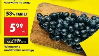 Biedronka Winogrona oferta