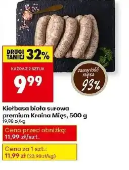 Biedronka Kiełbasa biała Kraina Mięs oferta