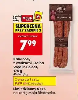Biedronka Kabanosy Kraina Wędlin oferta
