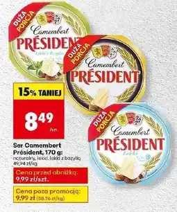 Biedronka Ser President oferta