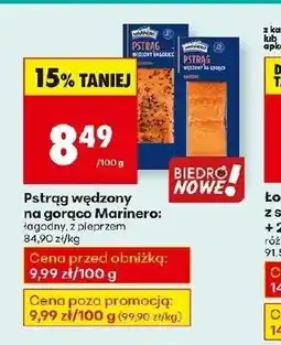 Biedronka Pstrąg wędzony Marinero oferta