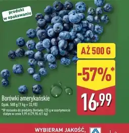 ALDI Borówki amerykańskie oferta