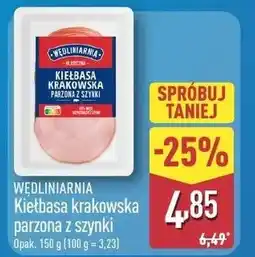 ALDI Kiełbasa Wędliniarnia oferta