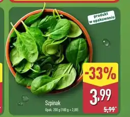 ALDI Szpinak oferta