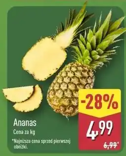 ALDI Ananas oferta