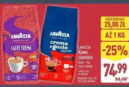 ALDI Kawa ziarnista Lavazza oferta