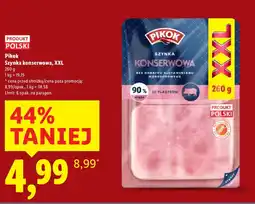 Lidl Szynka Pikok oferta