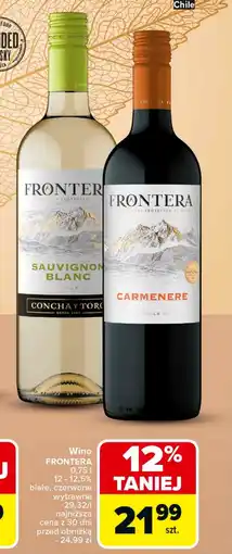 Carrefour Wino wytrawne Frontera oferta