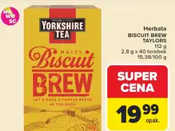 Carrefour Herbata BISCUIT BREW TAYLORS oferta