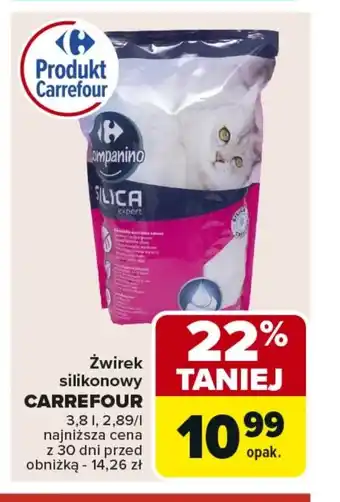 Żwirek silikonowy Carrefour
