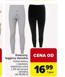 Carrefour Legginsy damskie oferta