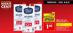 Biedronka Mleko UHT 3,2% Mleczna Dolina oferta