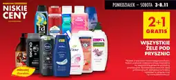 Biedronka Żele pod prysznic oferta