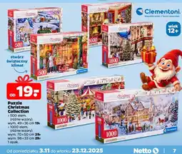 Netto Puzzle christmas 1000 el. 98 x 33 cm Clementoni oferta