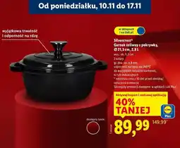 Lidl Garnek żeliwny 21.3 cm Silvercrest oferta