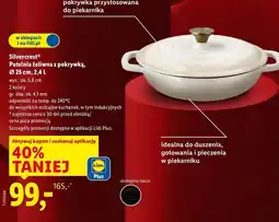 Lidl Patelnia żeliwna 25 cm Silvercrest oferta