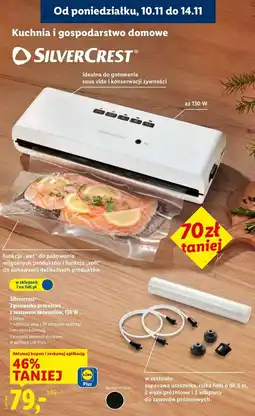 Lidl Zgrzewarka do pakowania próżniowego 125 w Silvercrest oferta