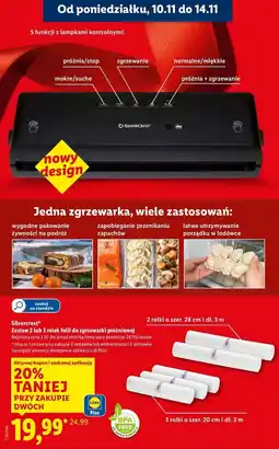 Lidl Folia do zgrzewarki szer. 20 cm Silvercrest oferta