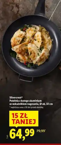 Lidl Patelnia z kutego aluminium wskaźnikiem nagrzania 32 cm Silvercrest oferta