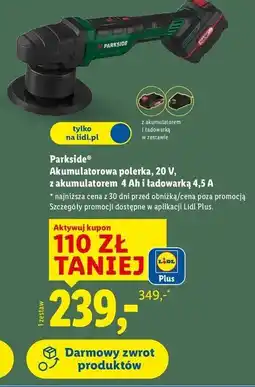 Lidl Polerka 20 v Parkside oferta