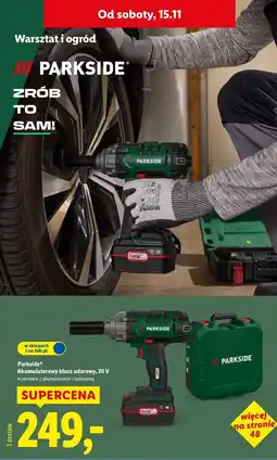 Lidl Klucz udarowy 20v Parkside oferta