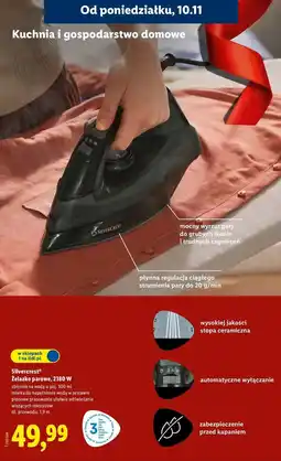Lidl Żelazko parowe 2180 w Silvercrest oferta