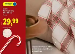 Lidl Koc świąteczny 180 x 220 cm Livarno oferta