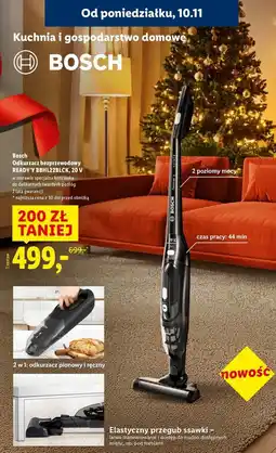 Lidl Odkurzacz bezprzewodowy bbhl22black Bosch oferta