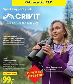 Lidl Lornetka z zoomem Crivit oferta