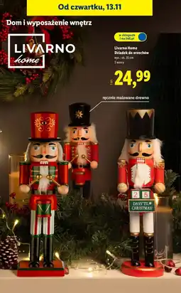 Lidl Dziadek do orzechów 35 cm Livarno Home oferta