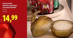 Lidl Świeczka zapachowa bombka 11 cm Livarno Home oferta