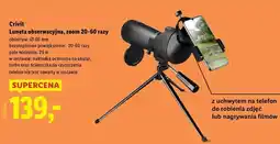 Lidl Luneta obserwacyjna 20-60 razy Crivit oferta